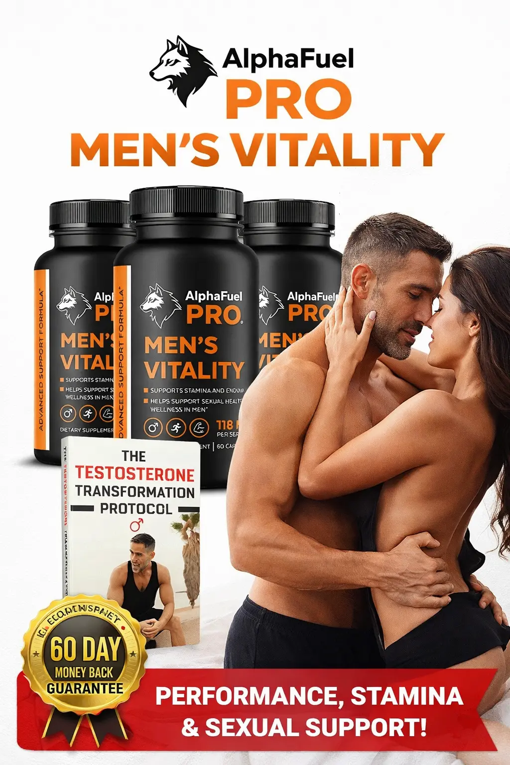AlphaFuel Pro performance supplement bottle